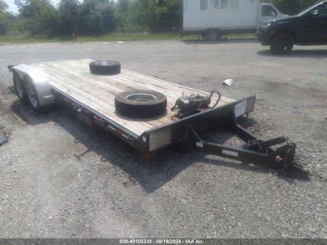  Salvage Heart Manufacturing Flatbed Trailer