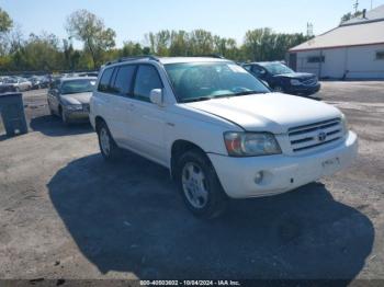  Salvage Toyota Highlander