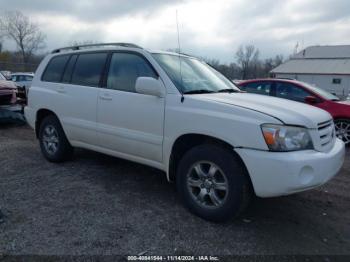  Salvage Toyota Highlander