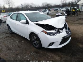  Salvage Toyota Corolla