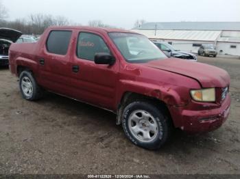  Salvage Honda Ridgeline