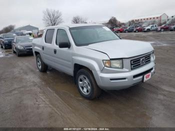  Salvage Honda Ridgeline