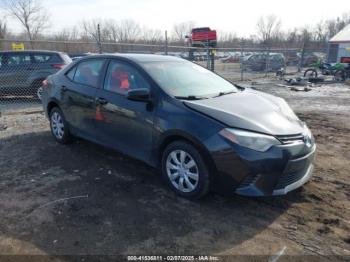  Salvage Toyota Corolla