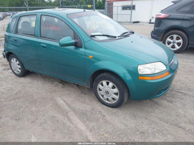  Salvage Chevrolet Aveo