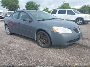  Salvage Pontiac G6