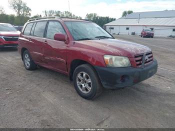  Salvage Toyota Highlander