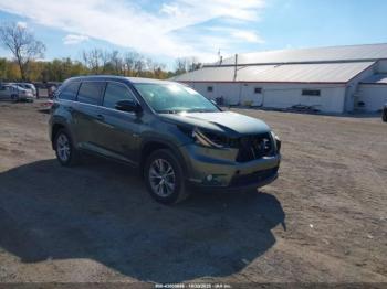  Salvage Toyota Highlander