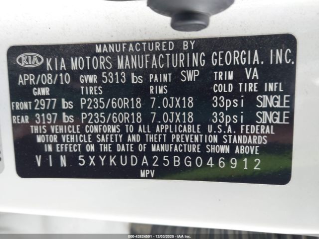 Kia Sorento Ex V6 Image 13