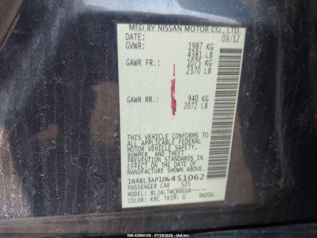 Nissan Altima 3.5 Sv Image 8