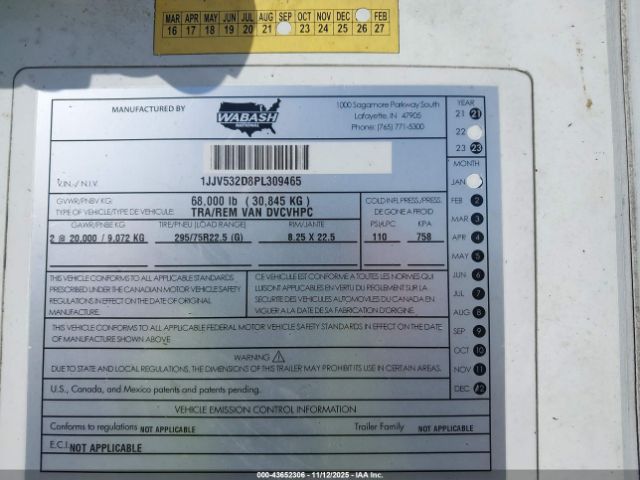 Wabash National Corp 53  Semi Trailer Image 7