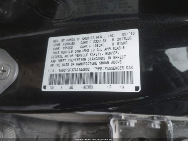 Honda Accord 2.4 Lx Image 10