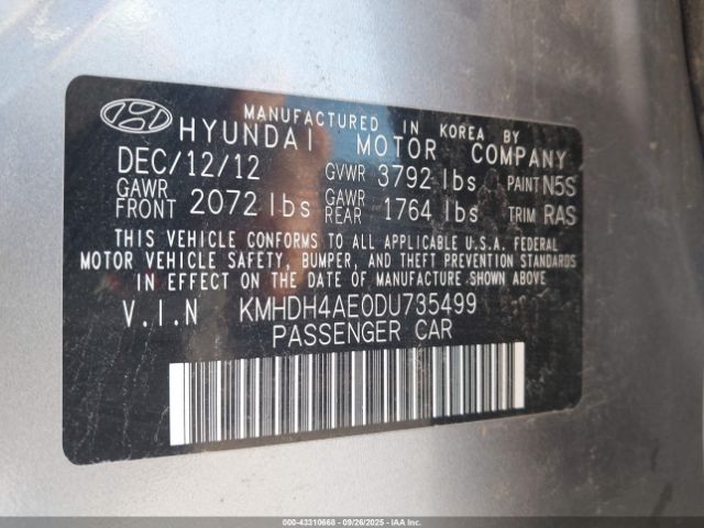 Hyundai ELANTRA Gls Image 15