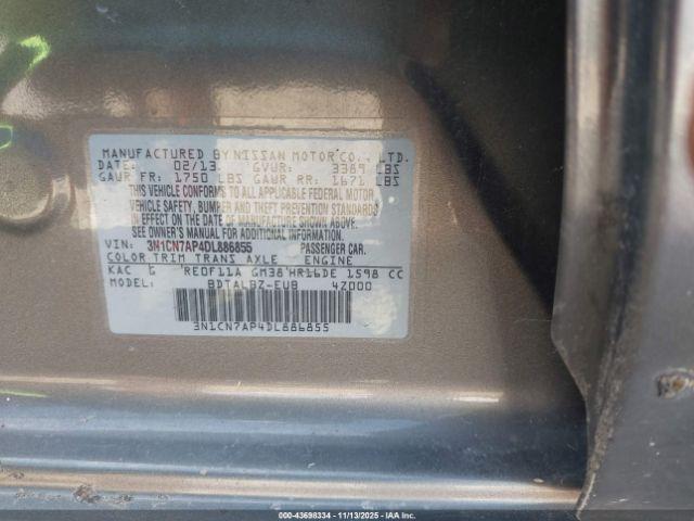 Nissan Versa 1.6 Sv Image 5