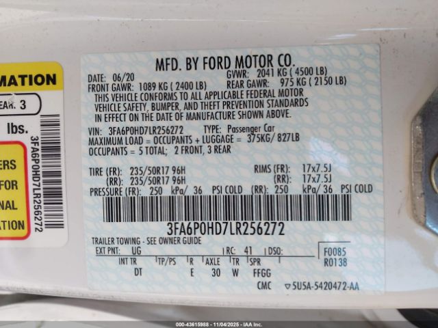 Ford Fusion Se Image 3