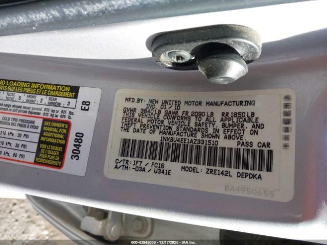 Toyota Corolla Le Image 11