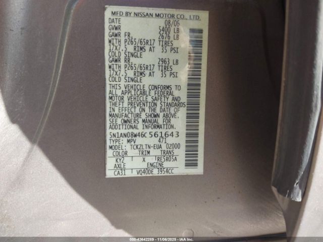 Nissan Xterra Se Image 4