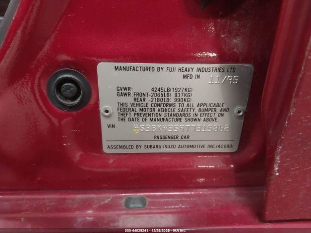 Subaru Legacy L Image 13