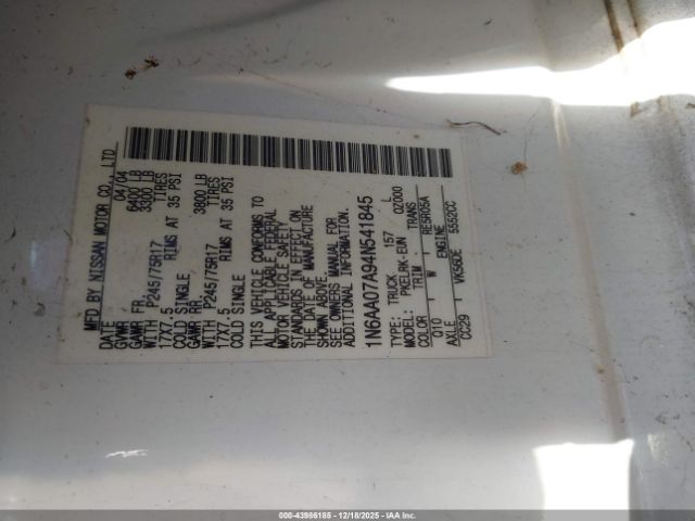 Nissan Titan Xe Image 13