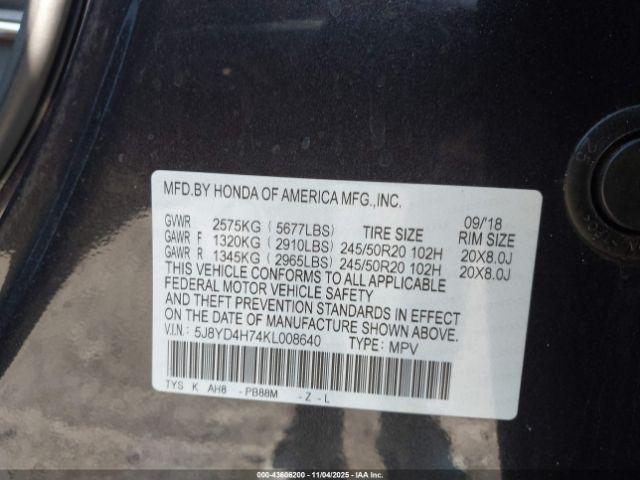 Acura MDX Tech   Entertainment Pkgs Image 8