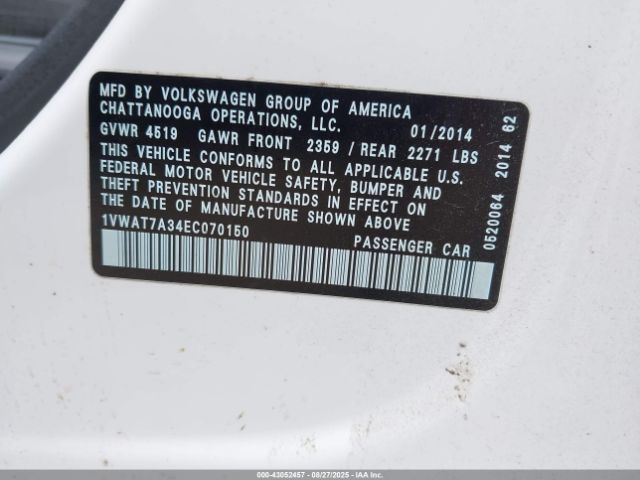 Volkswagen Passat 1.8t S Image 5