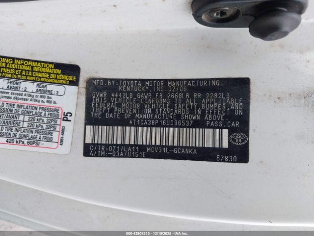 Toyota Camry Se Sport V6 Image 5