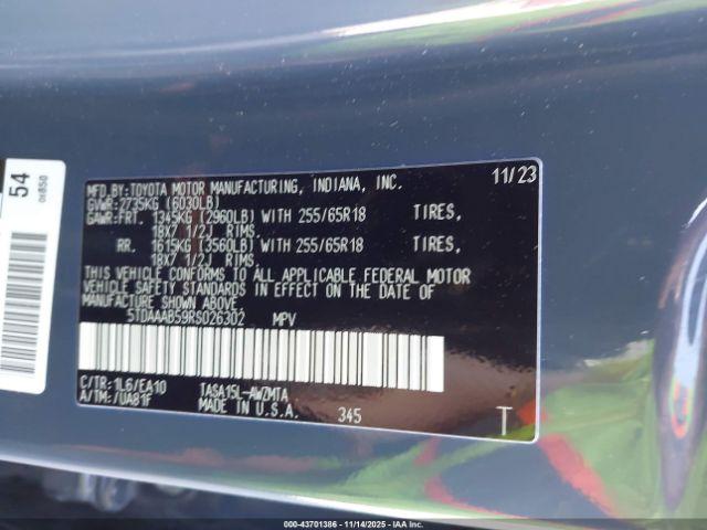 Toyota Grand Highlander Xle Image 20