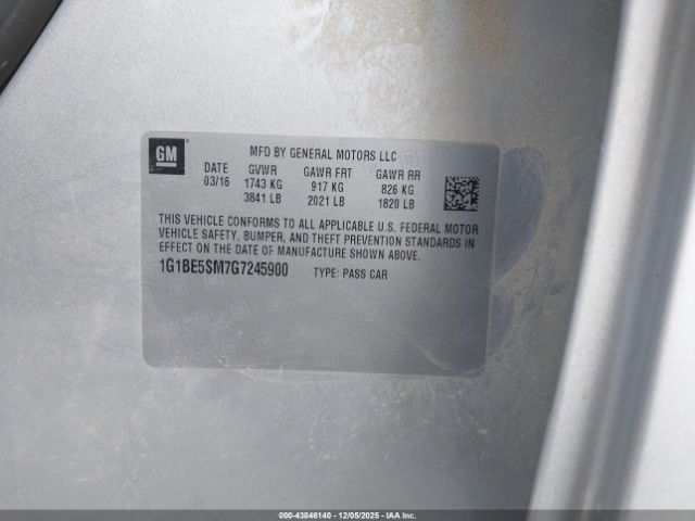 Chevrolet Cruze Lt Auto Image 9