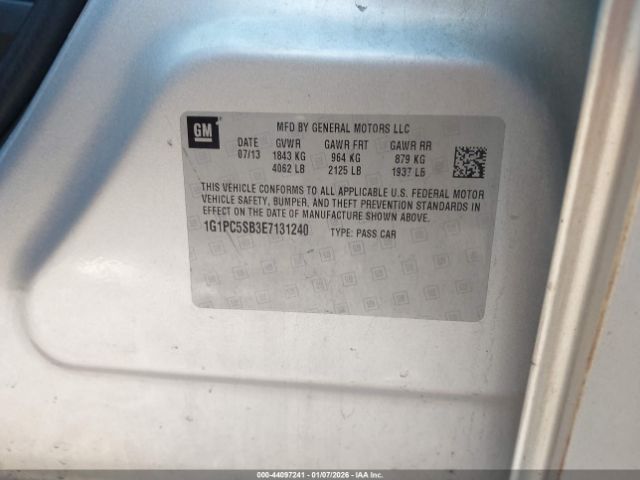 Chevrolet Cruze 1lt Auto Image 8