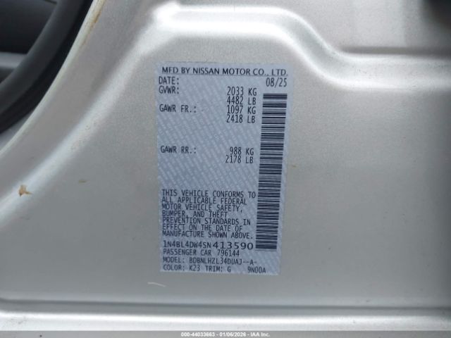 Nissan Altima Sv Awd Image 8